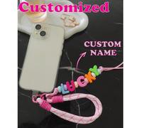 1 pezzo Portachiavi personalizzabile con cordino - Scegli tra disegni colorati di lettere, perfetto come ricordo per amici, compagni di classe, coppie o personalizzato con il nome. Ottimo anche come a