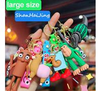 1 pezzo Portachiavi Tralalero Tralala - Meme "Brain Rot" (in italiano), Squalo con scarpi sportivi | Ciondolo da Borsa in Ferro e Silicone | Regalo Unico per Appassionati di Miniature | Stile Casual |