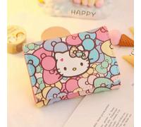 1 pezzo Portamonete pieghevole Hello Kitty di Sanrio, con motivo a cartoni animati, portafoglio multifunzione, adatto per uso quotidiano, regalo ideale per compleanni, ottimo regalo per familiari e am