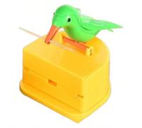 1 pezzo Portapuzzolini a forma di uccello, scatola portapuzzolini intelligente, design ad ali aperte carino, contenitore per stuzzicadenti per sollievo dallo stress domestico, premere per erogare stuz
