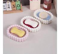 1 pezzo Portasapone a doppio strato drenante, antiscivolo impermeabile facile da pulire, accessorio di lusso essenziale per il bagno, adatto per bagno, conservazione in bagno, decorazione del bagno, v