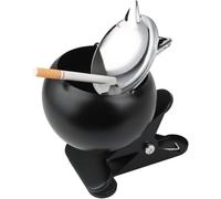 1 PEZZO Posacenere for all'aperto, posacenere for il giardino, balcone del wind subber, terrazza, for morsetti, tazza di tempesta con funzione di morsetto, esterna, ciotola di serraggio, posacenere co