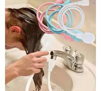 1 pezzo Prolunga multifunzionale per rubinetto con soffione, lunghezza totale 131 cm, adattatore facile da usare per lavare i capelli, bagno e doccetta, connessione facile e veloce per fare il bagno a