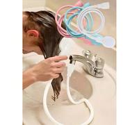 1 pezzo Prolunga multifunzione per rubinetto con soffione doccia, lunghezza totale 131 cm, adattatore facile da usare per il lavaggio dei capelli, soffione doccia per il bagno, connettore semplice e r