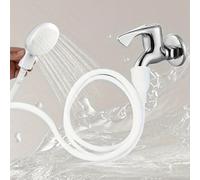 1 pezzo Prolunga multifunzione per rubinetto con soffione, lunghezza totale 131 cm, adattatore facile da usare per il lavaggio dei capelli, soffione per il bagno, connettore semplice per il bagno degl