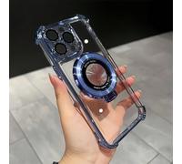 1 pezzo Protezione per schermo e fotocamera con bordo rialzato e design a quattro lati, con supporto a motivo CD, compatibile con ricarica senza fili, compatibile con 16 Pro Max, P30, Nova 11, Honor M