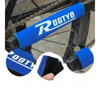 1 pezzo Protezione regolabile per catena della bicicletta con gancio e anello, protettore per telaio di bicicletta da strada e mountain bike, accessori per bicicletta 1 pezzo/nero,1 pezzo/blu,1 pezzo/