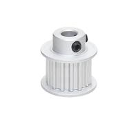 1 pezzo Puleggia a cinta dentata in alliaggio di alluminio, S5M-30 denti, dente curvo tipo-BF con sommità piatta, larghezza della scanalatura 27mm