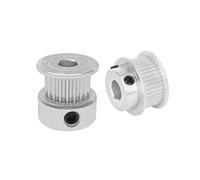 1 pezzo Puleggia di cinghia sincrona in alluminio legato con bossa tipo-BF MXL con 28 Teeth Aluminum Alloy Timing Belt Pulley, Synchronous Belt Groove Width 7mm, Foro 10mm