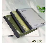 1 pezzo Quaderni a fogli mobili con grande capacità - Formato A5/B5 - Quaderni semplici e compatti con pagine rimovibili, forniture per il ritorno a scuola A5,B5Carta tessile