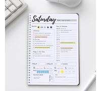 1 pezzo Quaderno a spirale per insegnanti da 8*5.5 pollici, 52 pagine, include sezioni per la pianificazione dei corsi e la registrazione di argomenti, obiettivi, compiti e sintesi, adatto per il rito