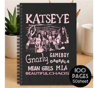 1 pezzo Quaderno a tema K-Pop KATSEYE - Testi ufficiali e foto dei membri, copertina in stile coreano, regalo per fan di drama coreani, diario a fumetti di drama coreani (quaderno di carta) A5Carta te