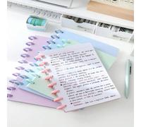 1 pezzo Quaderno fogli mobili multifunzione, 80 pagine, 1 foro fungo, 2 dimensioni diverse B5/A5 - Perfetto per schizzi, appunti e pianificazione | Articolo da cancelleria essenziale per ufficio e scu