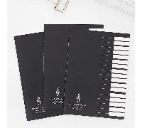 1 pezzo Quaderno pentagrammato da 5 righe, include 16/24/36 pagine di pentagrammi per musica, libretto delle canzoni, quaderno per esercizi musicali e accessori per strumenti 16 fogli/libro,24 fogli/l