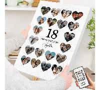 1 pezzo Regalo per il 18° compleanno, Collage fotografico per il 18° compleanno, Regalo per ragazza o ragazzo, Decorazioni per il 18° compleanno, Regalo per figlia o figlio, Regalo per migliore amico,