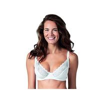 1 Pezzo Reggiseno Donna Sollievo Soffice con Ferretto e Coppa in Pizzo, Bianco 4B