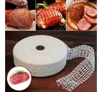 1 pezzo Rete elastica multistrato - Accessorio da cucina multifunzionale per manzo, hot dog, prosciutto, salsicce e pane alla scimmia - Una corda calza per la preparazione di bacon e salsicce. 5 m/16,