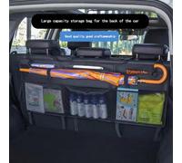 1 pezzo Rete portaoggetti per baule auto, organizer con scomparti per SUV, MPV, sedile posteriore, per ombrelli, racchette Poliammide