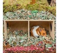 1 pezzo Rifugio in legno per criceti e scoiattoli, tana in legno per porcospini, cincillà e porcellini d'India S-21CM,M-28 cm,L-36 cmLegno