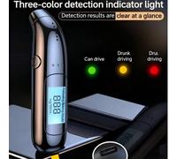 1 pezzo Rilevatore di alcol portatile ad alta precisione, di tipo a soffio senza contatto, con display LCD digitale a risposta rapida, spegnimento automatico e lunga durata della batteria da 200mAh, a