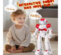 1 pezzo Robot con riconoscimento dei gesti, può eseguire narrazione, canto e danza, supporta controllo remoto programmabile, giocattolo robot telecomandato ricaricabile, adatto come regalo per complea