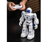1 pezzo Robot programmabile, telecomando e sensore di gesti, batteria ricaricabile, giocattolo robot interattivo per bambini e bambine di 3-12 anni, con luci, musica, canto, ballo, modalità di cammina