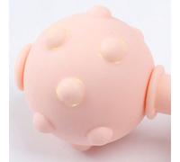 1 pezzo Rosa Attrezzo per massaggio facciale e corporeo a doppio rullo, strumento per cura della pelle e spa per la cura di sé, forniture per terapisti della bellezza, strumento per massaggio facciale