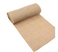 1 pezzo Rotolo di nastro in iuta naturale rustico, larghezza 30cm, per decorare tavoli, sedie, eventi nuziali, festival, natale, in stile vintage e shabby 30x108 cm,30x180 cm,30x275 cm,30x1000 cmTessu