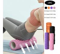 1 pezzo Rullo in schiuma ad alta densità da 30/33/45 cm, 3 opzioni di dimensione, rullo per massaggio profondo dei muscoli per yoga, fitness, pilates, rilascio miofasciale Nero (45 cm*13 cm),Arancione