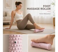1 pezzo Rullo per massaggio dei piedi, allenatore manuale con superficie strutturata, strumento di rilassamento dei piedi in plastica leggera, adatto per uso domestico, yoga, fitness e uso quotidiano 