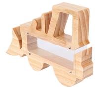 1 Pezzo Salvadanaio In Legno Forma Con