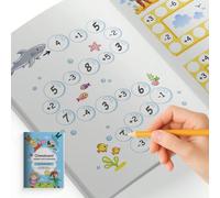 1 pezzo - Scacchiera per addizione e sottrazione - Scacchiera visualizzata per matematica - Un ottimo aiuto per l'istruzione scolastica - Tagli UnicaFumettoCarta tessile