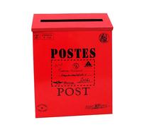 1 Pezzo Scatola Di Supporto Per Giornali Cassetta Della Posta Zincato Annata