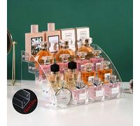1 pezzo Scatola organizer per cosmetici da tavolo - Espositore trasparente a più strati terzo piano,quarto piano,settimo piano,Sesto piano,quinto pianoABS