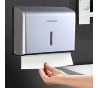 1 pezzo Scatola portafazzoletti di grossa capacità da oltre 200 pezzi, portafazzoletti in plastica ABS ad alta durezza con accessori per installazione a pressione/senza foratura, disponibile in più co