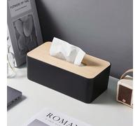 1 pezzo Scatola portafazzoletti in bambù con coperchio, scatola per fazzoletti in bambù e legno, quadrata e rotonda, contenitore di legno, decorazione per la casa per il tavolo da pranzo, portanapkins