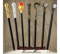 1 pezzo Scettro con testa di serpente in plastica per cosplay, bastone da mago del faraone egiziano, giocattolo di assemblaggio fai-da-te con stampo a soffiatura, accessori come vestito in PVC, boa, b