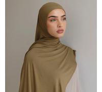 1 pezzo Sciarpa da testa elegante e casual da donna, colore unito, minimalista, in tessuto di viscosa premium a maglia, sciarpa lunga, adatta per la vita quotidiana, i viaggi e gli incontri, può esser