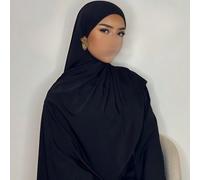 1 pezzo Sciarpa elegante e casual in tinta unita classica e semplice per donna, realizzata in tessuto premium in viscosa jersey, stile lungo turbante, adatta per la vita quotidiana, uscite e raduni Co