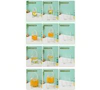 1 pezzo Secchio per dispenser di acqua fredda con rubinetto, secchio per bevande, secchio per acqua al limone/tè alla frutta, barattolo per succhi, bottiglia per infusioni, grande capacità, senza base