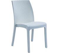 1 PEZZO SEDIA VIRGINIA cm. 59x47x86 h col. Bianco