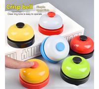 1 pezzo segnalatore acustico per risposte a quiz, campanello portatile per animali domestici, campanello da tavolo per concorsi di giochi a quiz, addestramento a cane o uccello Campane multicolori-ros