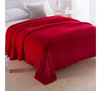 1 pezzo Semplice coperta in flanella tinta unita, coperta morbida e calda, coperta da pisolino delicata sulla pelle, stile casual, trapuntata, tessuto per la casa multifunzionale, adatta per divano, c