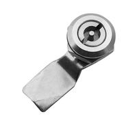 1 pezzo serratura elettrica multifunzione in acciaio inox serratura triangolare per armadio, ascensore, scala mobile (S tipo with key)