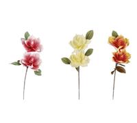 1 Pezzo Set 2 Fiori Artificiali Decorazione Casa con Ramo Corniolo 88 cm 3 Co...