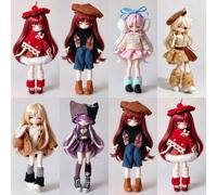 1 pezzo Set di abbigliamento alla moda adatto per bambole BJD da 8 cm o 12 cm, stile raffinato, bellissimo, carino e unico, per vestire e cambiare l'outfit della tua amata bambola BJD, regalo per comp