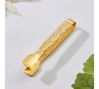 1 pezzo Set di accessori per il tè di colore dorato: molletta per incenso, pinze per il tè, pinze per lo zucchero, pinze per il ghiaccio Tagli Unica,4 fermagli per pizzo,3 pezzi d'oro,2 fermagli per p