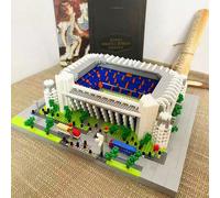 1 pezzo Set puzzle di famosi stadi sportivi: Stadio del Real Madrid / Stadio del Paris Saint-Germain / Stadio Camp Nou, modello 3D da assemblare, puzzle creativo fai-da-te, decorazione artistica per t