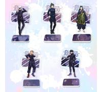 1 pezzo/set Supporto acrilico per figure di Jujutsu Kaisen, decorazione con personaggio Gojo Satoru, portacarte da scrivania di Itadori Yuji, Fushiguro Megumi, Geto Suguru, regalo da collezione per ap