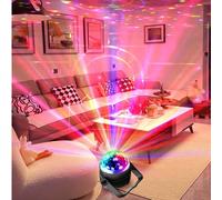 1 pezzo Sfera luminosa RGB per discoteca - 7 modalità di illuminazione, perfetta per feste, festival, compleanni e regali, decorazioni natalizie per la casa alimentate tramite USB, regali di Natale Pa